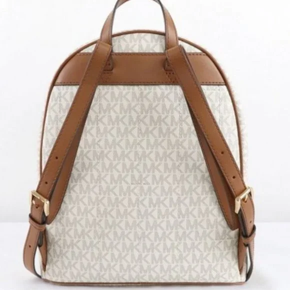 MICHAEL KORS Kenly Medium Backpack Signature Vanilla Bag  display picture 1